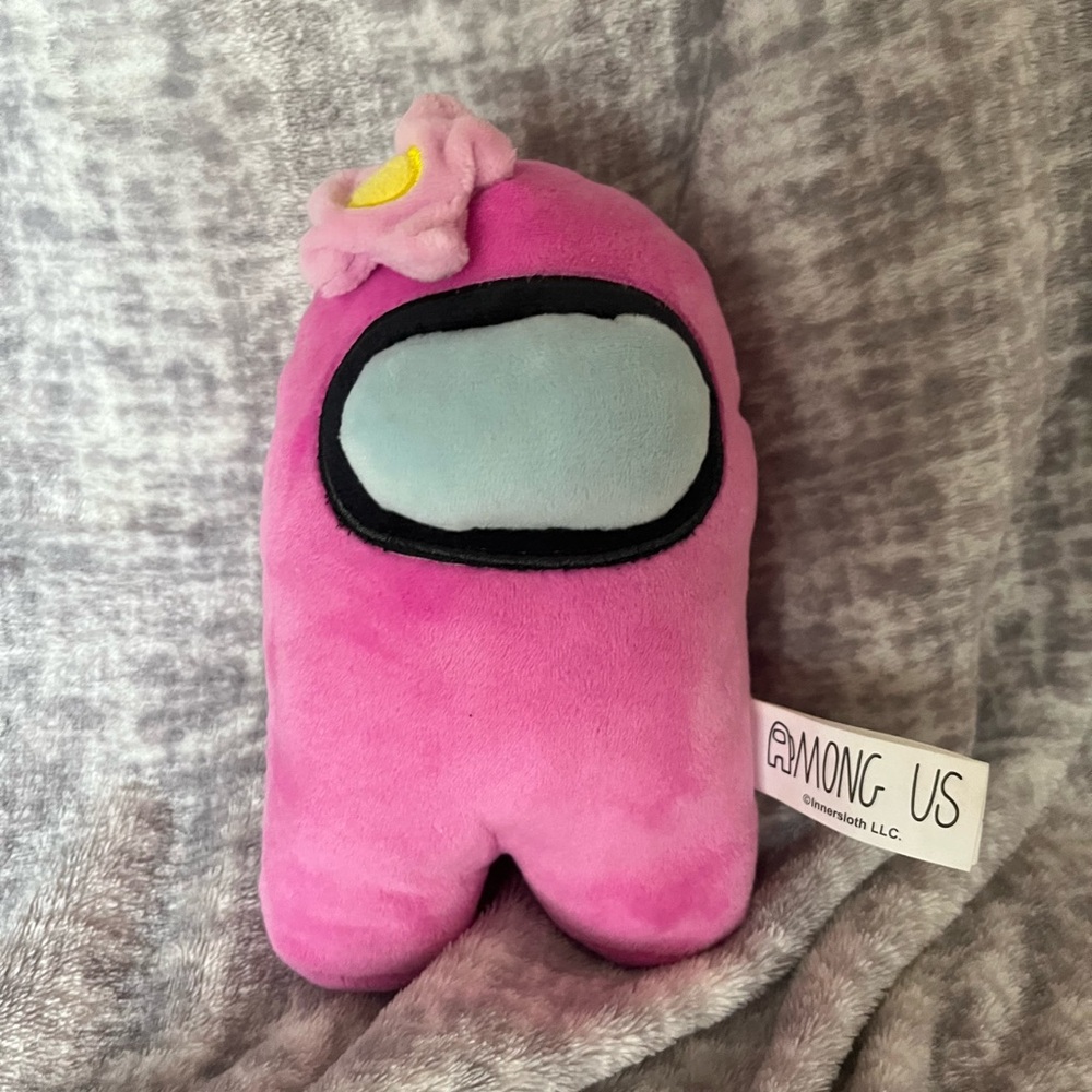 Among Us Pink Plush Toy